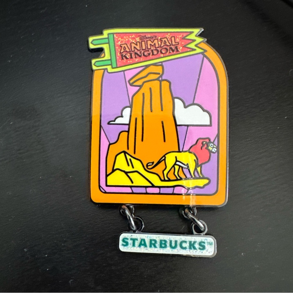 2025 Disney World Starbucks Animal Kingdom Mystery Pride Rock Lion King Pin NEW
